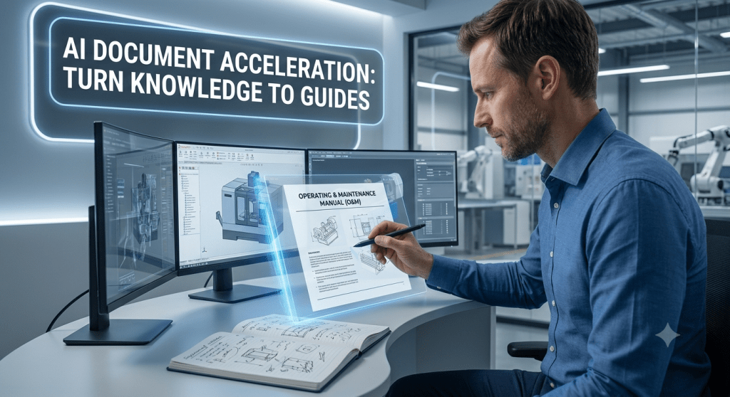 AI accelerating the creation of an Operating and Maintenance manual